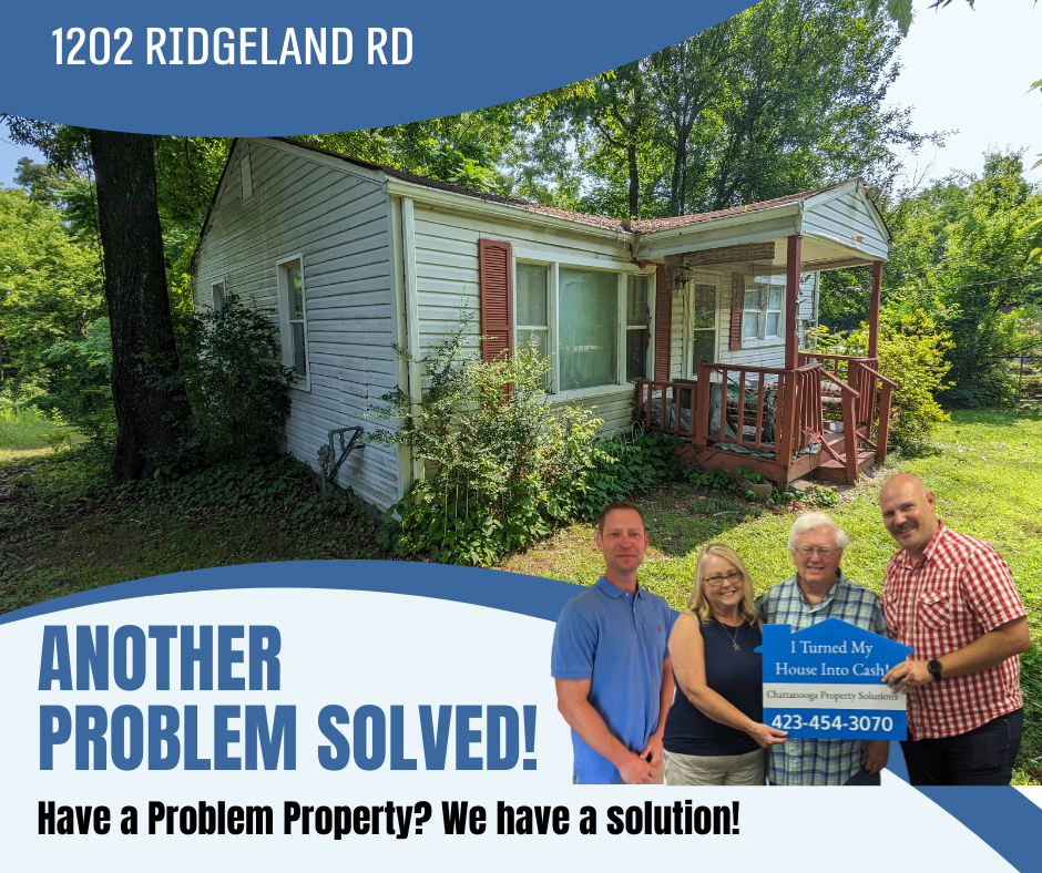 Another problem solved.  Have a problem property, can we can help.