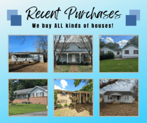 recent purchases - we buy all kinds of houses